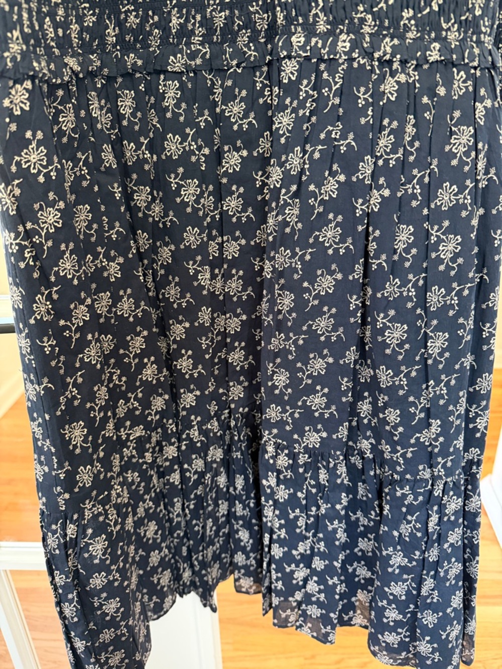 Veronica Beard Verena Dress. Sleeveless Navy Floral Midi Dress. Size 10. NWT. - Picture 3 of 6